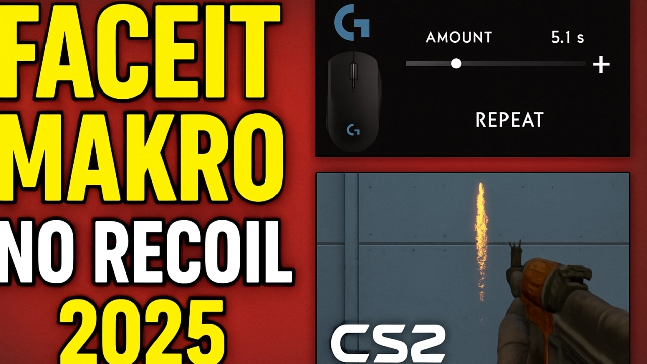 CS2 No Recoil Macro for Faceit |  Mouse Guide 2025